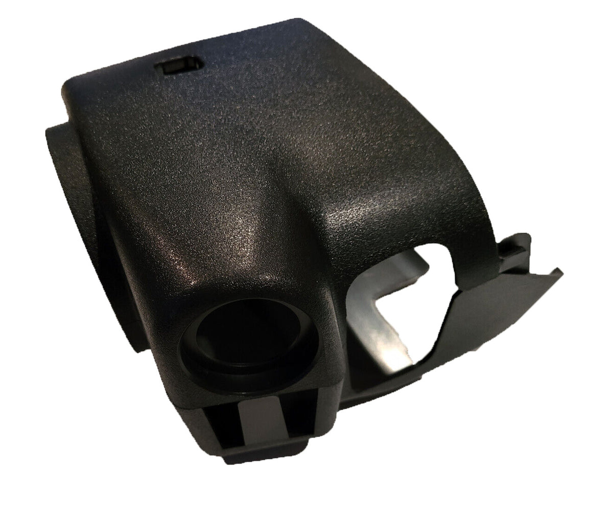 YOT Upper & Lower Steering Column Cover Shroud For GMC Sierra - Direct Fit Replacement, Black Plastic